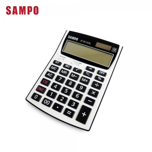 【聲寶】12位數桌上型商用計算機JF-B1103L