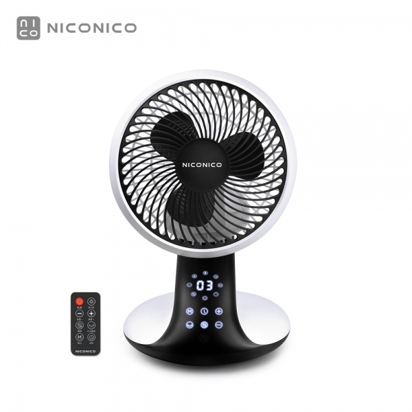 【NICONICO】9吋360°DC美型遙控循環扇NI-DC1008