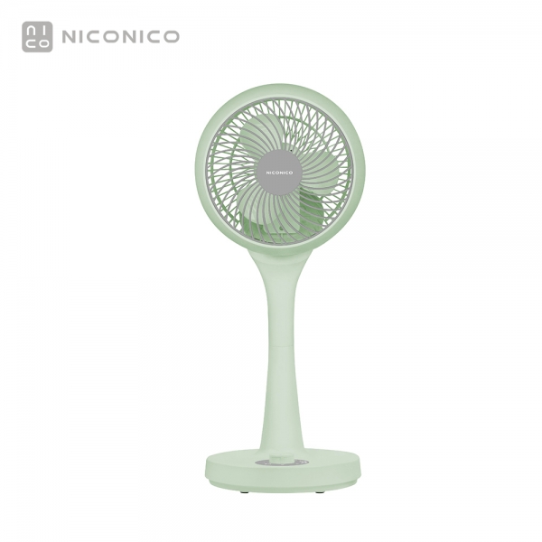 【NICONICO】360度陀螺循環立扇NI-GS902 冰綠