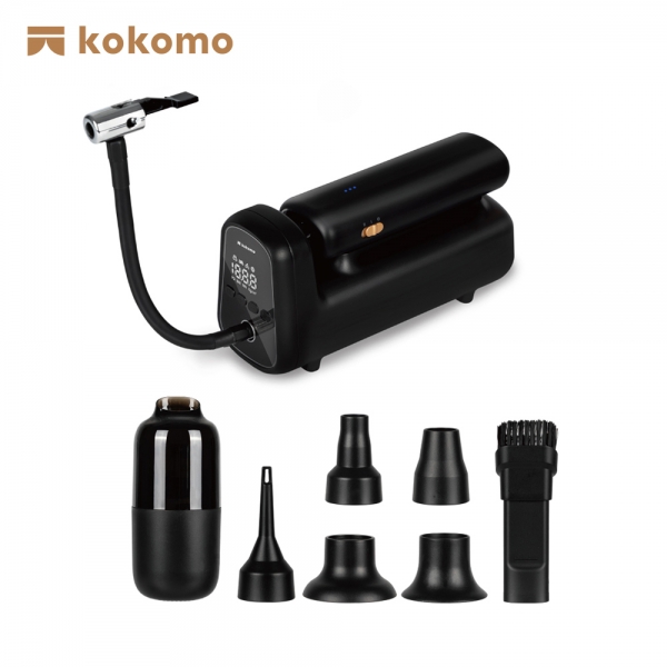 【kokomo】車用萬應俠~五合一多功能車載充氣吸塵器KO-DV2334